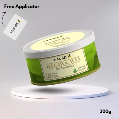 Aloe Vera Halawa Organic Wax - 300gm - Free Applicator