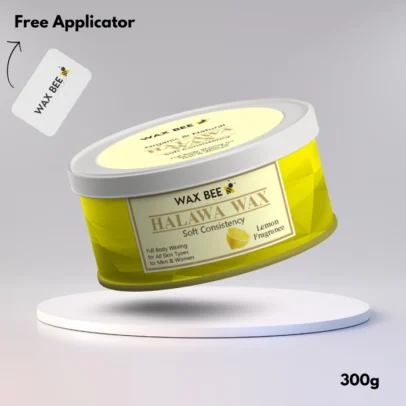 Lemon Halawa Organic Wax - 300gm - Free Applicator